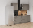 Cuisines Elite Cuisine linéaire 240 cm électroménagers inclus planning 8 1