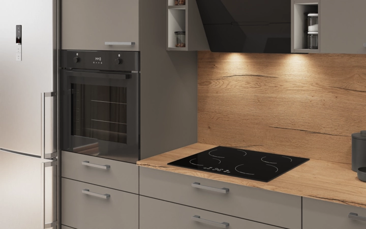 Cuisines Elite Cuisine linéare 270 cm électroménagers inclus planning 8 2