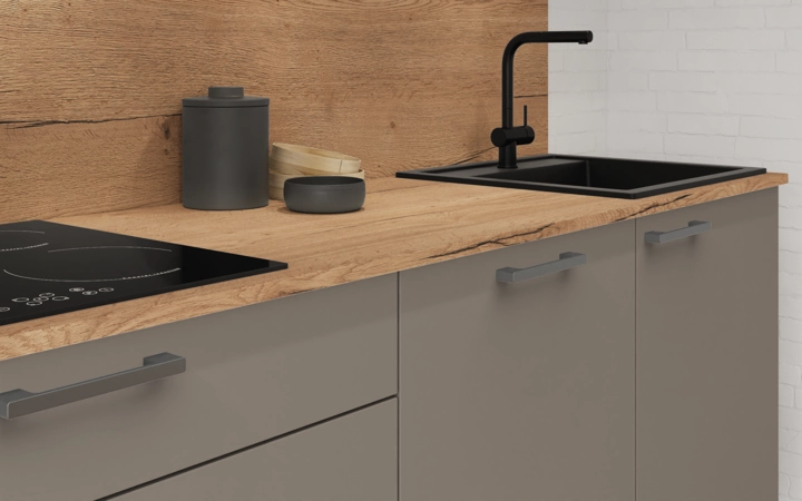 Cuisines Elite Cuisine linéare 270 cm électroménagers inclus planning 8 3