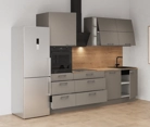 Cuisines Elite Cuisine linéare 270 cm électroménagers inclus planning 8 4