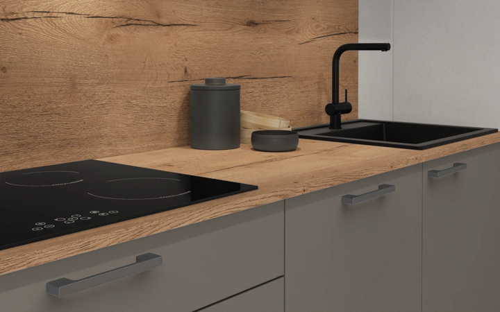 Cuisines Elite Cuisine linéare 330cm électroménagers inclus planning 8 3
