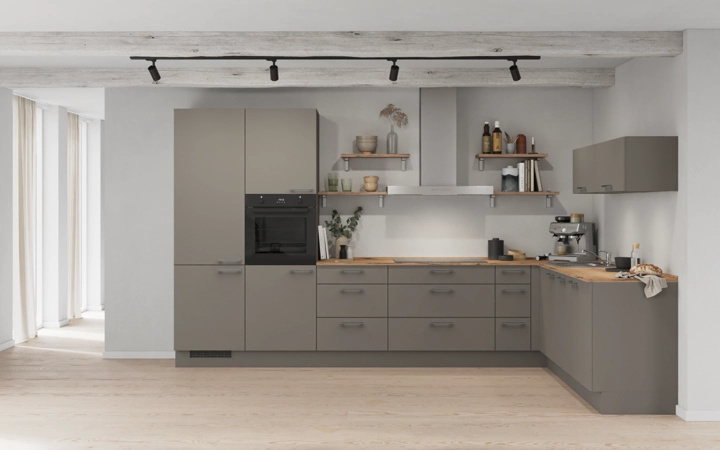 Cuisines Elite Cuisine en L 366,6 cm x 246, 6 cm électroménagers inclus planning 9 0