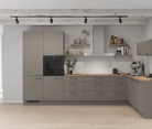 Cuisines Elite Cuisine en L 366,6 cm x 246, 6 cm électroménagers inclus planning 9 0
