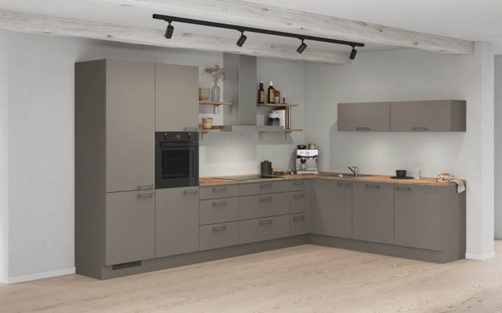 Cuisines Elite Cuisine en L 366,6 cm x 246, 6 cm électroménagers inclus planning 9 1