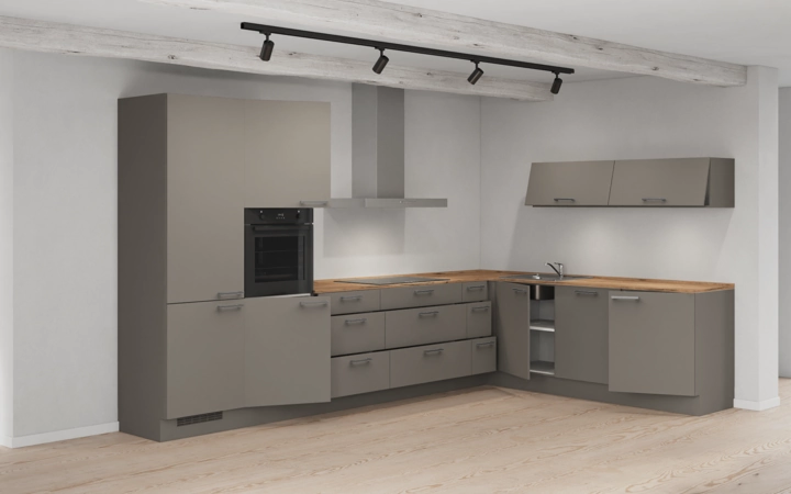 Cuisines Elite Cuisine en L 366,6 cm x 246, 6 cm électroménagers inclus planning 9 4