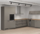 Cuisines Elite Cuisine en L 366,6 cm x 246, 6 cm électroménagers inclus planning 9 4