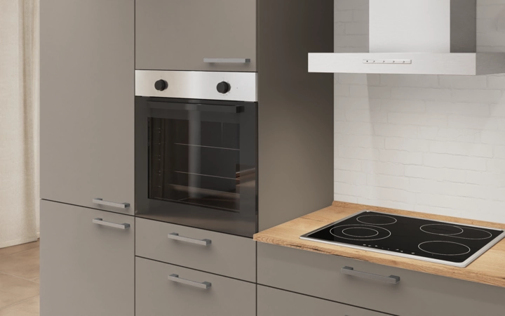 Cuisines Elite Cuisine linéaire 300 cm électroménagers inclus planning 9 2