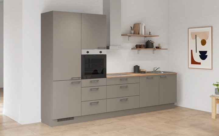 Cuisines Elite Cuisine linéare 330cm électroménagers inclus planning 9 1