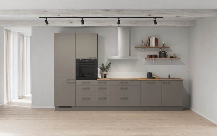 Cuisines Elite Cuisine linéare 360 cm électroménagers inclus planning 9 0