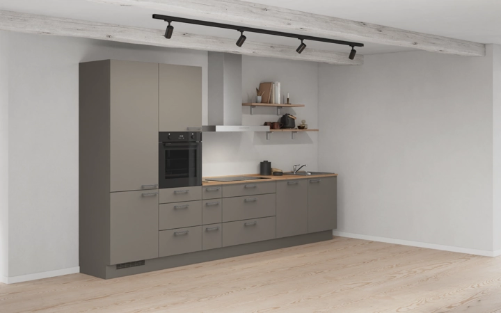Cuisines Elite Cuisine linéare 360 cm électroménagers inclus planning 9 1